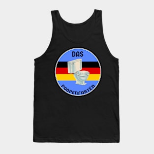 Das poopenfarten german toilet humour fart meme Tank Top